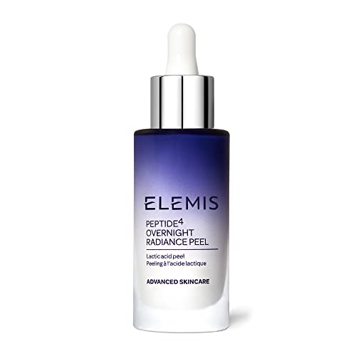 ELEMIS Peptide4 Overnight Radiance Peel, Enriched with AHAs and Nourishing Botanical Oils, Multi-Tasking Daily Lactic Acid Peel Gently Exfoliates for a Brighter, Flawless-Looking Complexion, 30ml