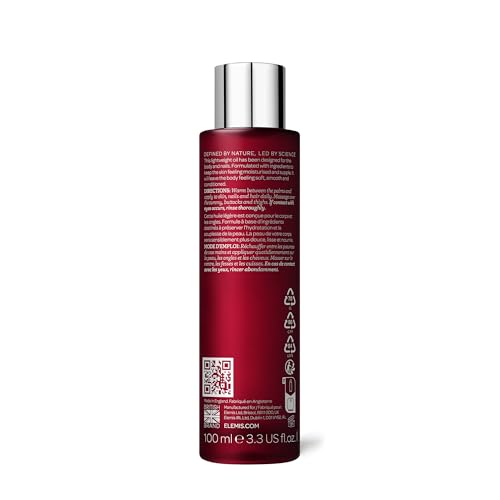 ELEMIS Japanese Camellia Body Oil Blend, Luxurious Body Oil Rich in Plant Collagen & Aromatherapy, Designed for Pregnant & Postpartum Skin to Improve Elasticity and Help Prevent Stretch Marks, 100ml