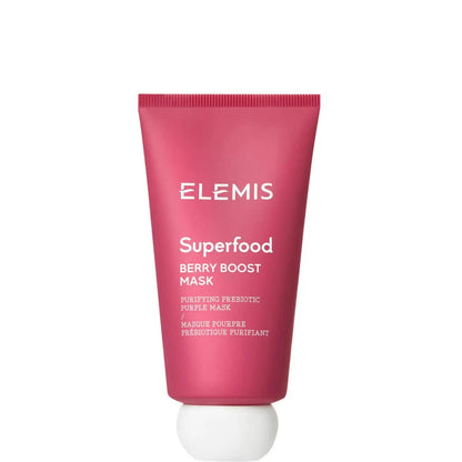 ELEMIS Superfood Berry Boost Mask, Mattifying Prebiotic Face Mask, Deeply Purifying Smoothie-Inspired Facial Mask, Helps Absorb Excess Oil to Reveal Balanced Complexion, 75 ml (Pack of 1)