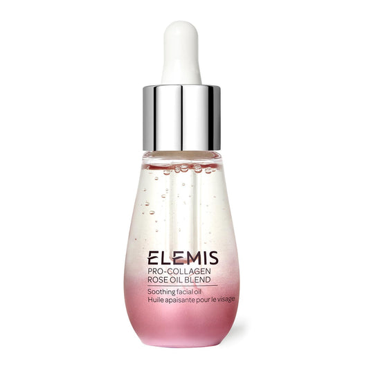 ELEMIS Pro-Collagen Rose Facial Oil, Soothing and Luxurious, English Rose-Infused Lightweight Facial Oil, Smooths the Appearance of Fine Lines and Wrinkles for a Petal-Soft Radiance, 15ml