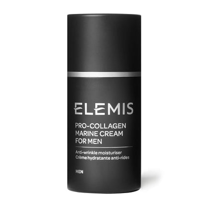 ELEMIS Pro-Collagen Anti-Wrinkle Moisturiser for Men, Anti-Ageing Face Cream with Padina Pavonica, Ginkgo Biloba & Abyssine, Hydrating Face Moisturiser to Firm & Smooth, Men's Day Cream, 30ml