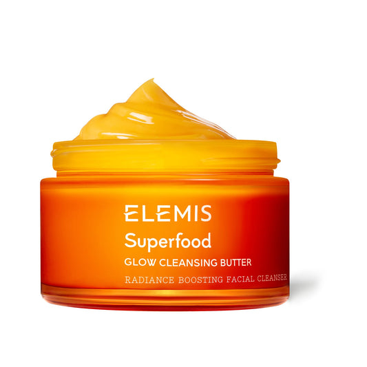 ELEMIS Superfood AHA Facial Cleanser to Brighten & Nourish Skin, Gentle Double Cleansing, Anti-Wrinkle, Hydrating Formula Removes Makeup & Leaves Plump, Healthy & Glowing Complexion - Single or Bundle