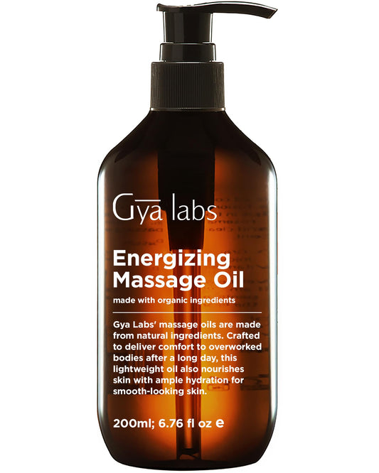 Massage Oil for Sore Muscles - Gya Labs Energizing