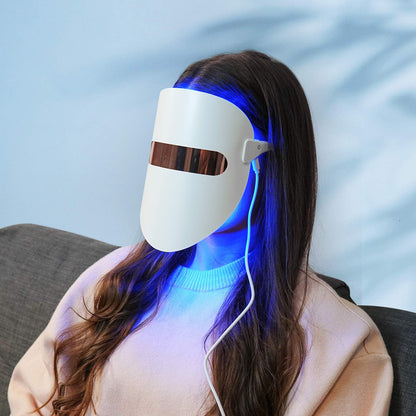 Hangsun Light Therapy Acne Treatment LED Mask FT350 Facial Therapy Unlimited Sessions for Acne Face Skin Treatment - Individually Lights of Red/Blue/Orange