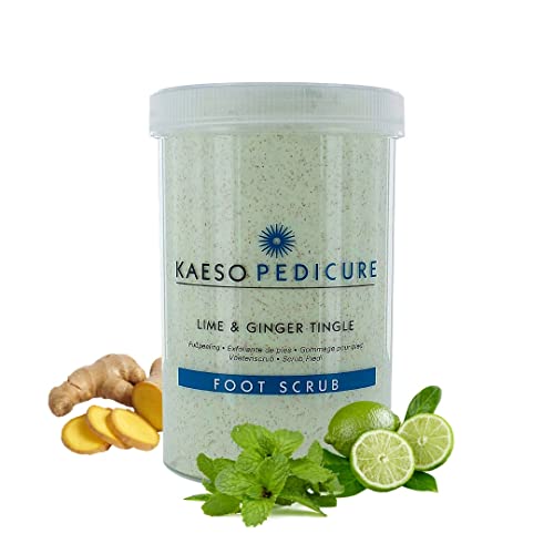 Foot Scrub,, Kaeso  Lime and Ginger Tingle, 1200 ml