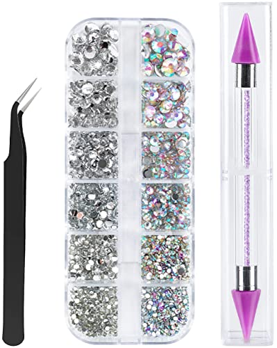 Rhinestones 1500PCS in 6 Sizes – Varsity Nails