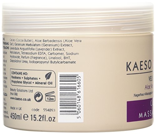 Cuticle Massage Cream 450 ml, Kaeso Velvet Touch